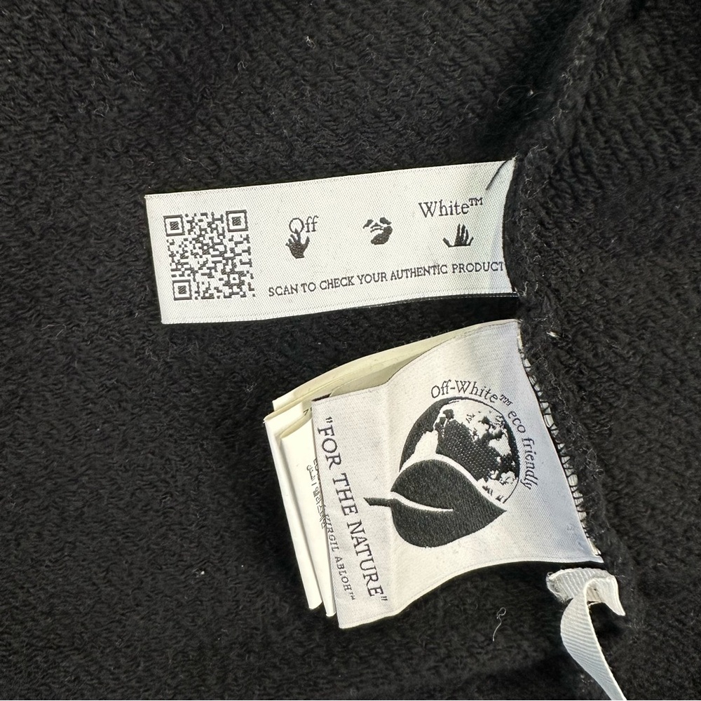 OFF-WHITE SEASONAL Hooded Sweatshirt
Black Size XS Unisex - Picture 5 of 14